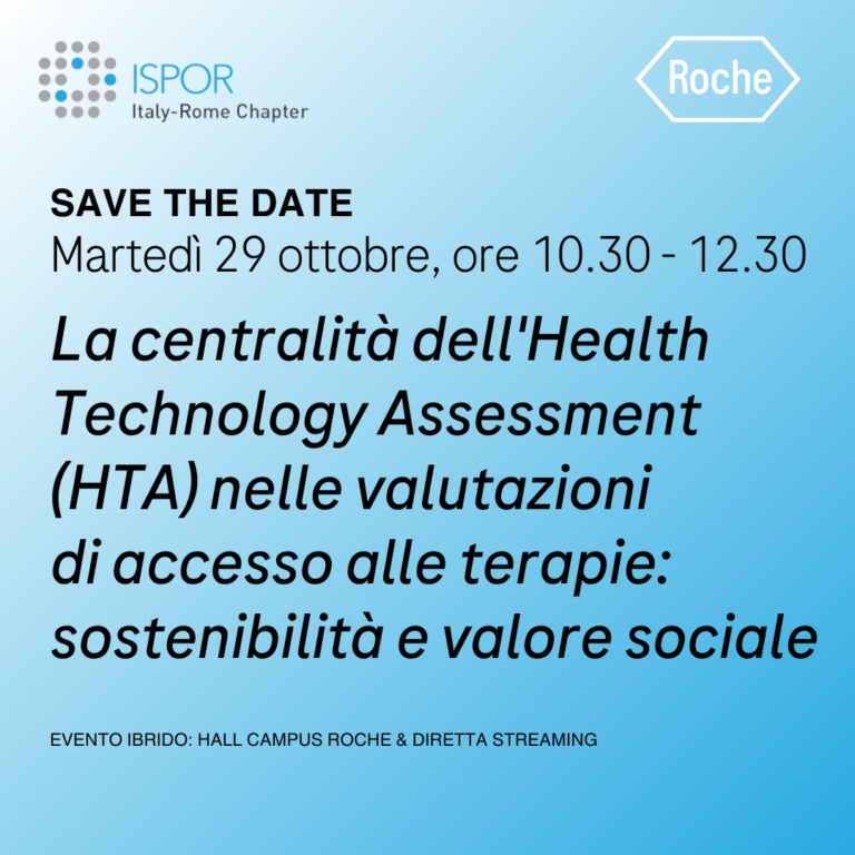 La centralità dell’HealthTechnology Assessment (HTA) nellevalutazioni di accesso alle terapie